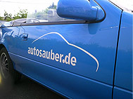 Autosauber Fahrzeug